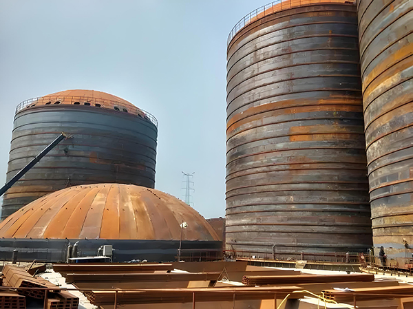 罗庄焦粉钢板仓